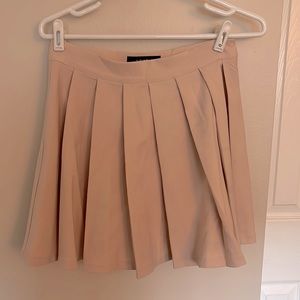 AKIRA Pink Pleated Skirt